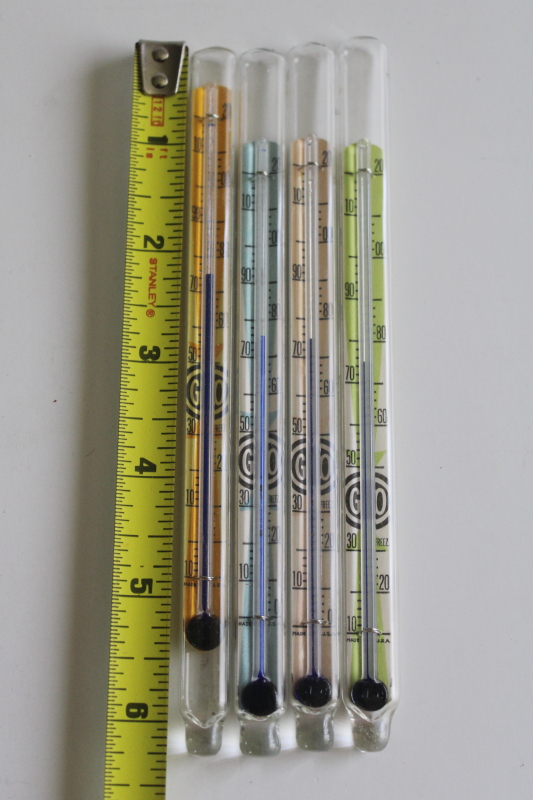 photo of MCM vintage set bar drinks glass thermometer stirrers swizzle sticks stir rods  #5