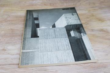 catalog photo of MCM vintage urban mod architectural design Guide to Exposed Concrete, published England 1970