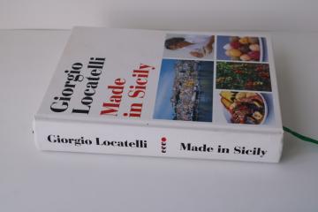 catalog photo of Made in Sicily Giorgio Locatelli, food lifestyle photos & cooking Sicilian recipes book 