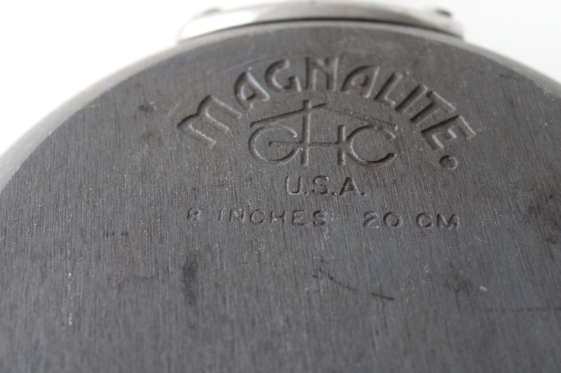 photo of Magnalite GHC USA aluminum 8 inch frying pan or small skillet good used condition  #4