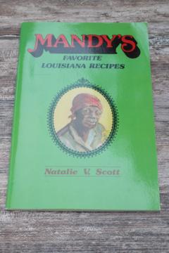 catalog photo of Mandy's Favorite Louisiana Recipes cookbook, old fashioned Creole cooking 