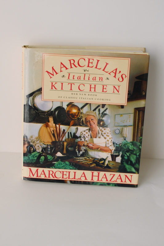 photo of Marcella's Italian Kitchen vintage 1986 cookbook Marcella Hazan  #1