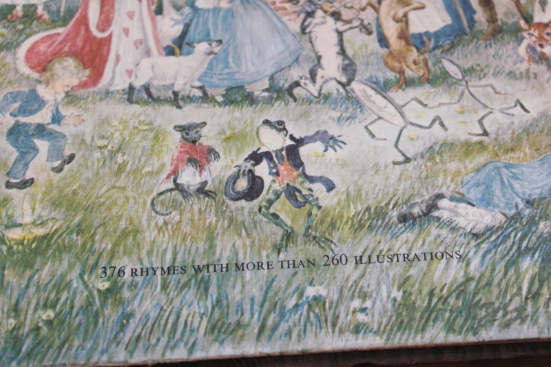 photo of Marguerite de Angeli illustrations book of Nursery and Mother Goose Rhymes #2