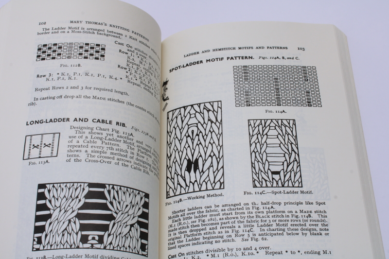 photo of Mary Thomas Book of Knitting Patterns, Dover reprint vintage classic #4