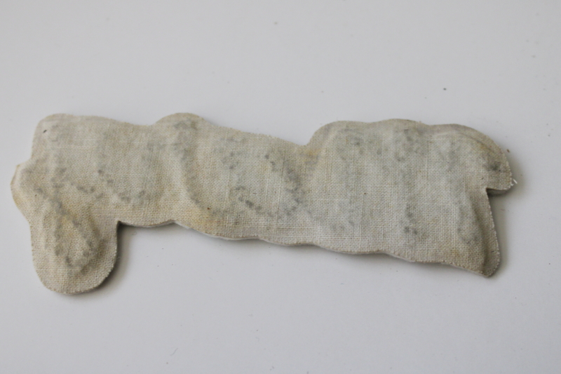 photo of Mary name patch, 1950s vintage varsity jacket badge green chenille letters on wool felt #3