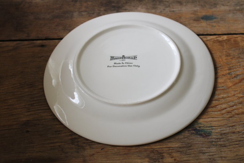 photo of Maud Borup Give Us This Day Our Daily Bread plate man saying prayer of grace & gratitude  #4