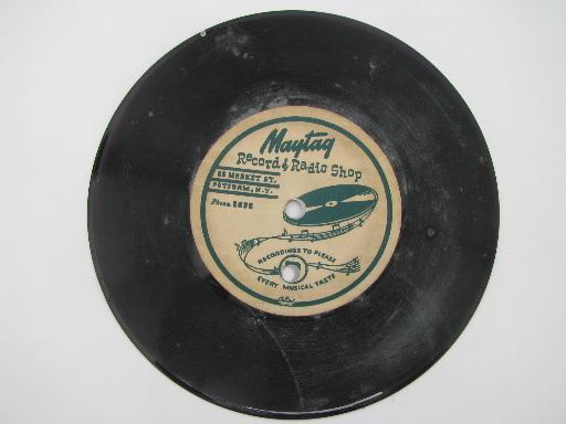 photo of Maytag Record and Radio Shop, Potsdam NY Mid century vintage advertising #1