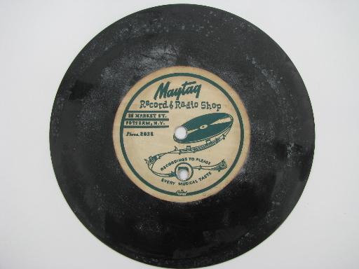 photo of Maytag Record and Radio Shop, Potsdam NY Mid century vintage advertising #3