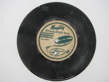catalog photo of Maytag Record and Radio Shop, Potsdam NY Mid century vintage advertising