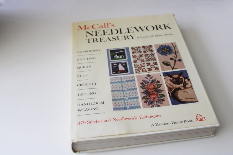 photo of McCalls Needlework book, crochet, knitting, tatting, embroidery, needlepoint #1