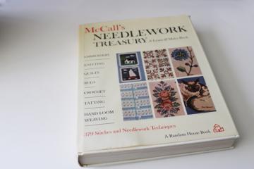 catalog photo of McCalls Needlework book, crochet, knitting, tatting, embroidery, needlepoint