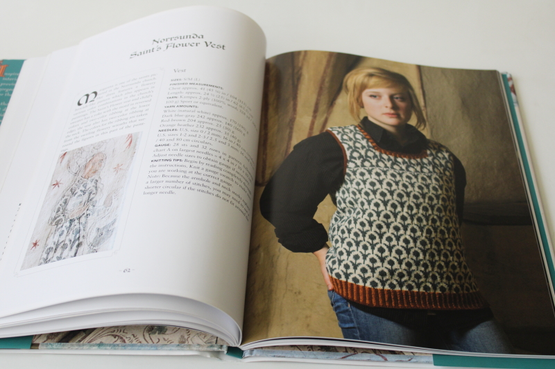 photo of Medieval Inspired Knits, charted knitting patterns traditional borders, folkloric designs #4