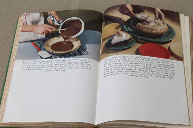 photo of Meta Given's Modern Encyclopedia of Cooking vintage 1940s two volume cookbook set #4