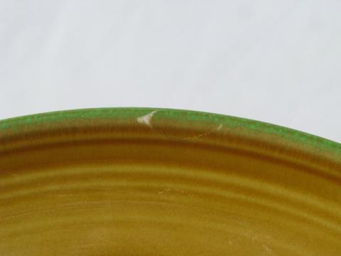 photo of Metlox Poppytrail vintage pottery dinnerware, gold Dahlia sunflowers #5