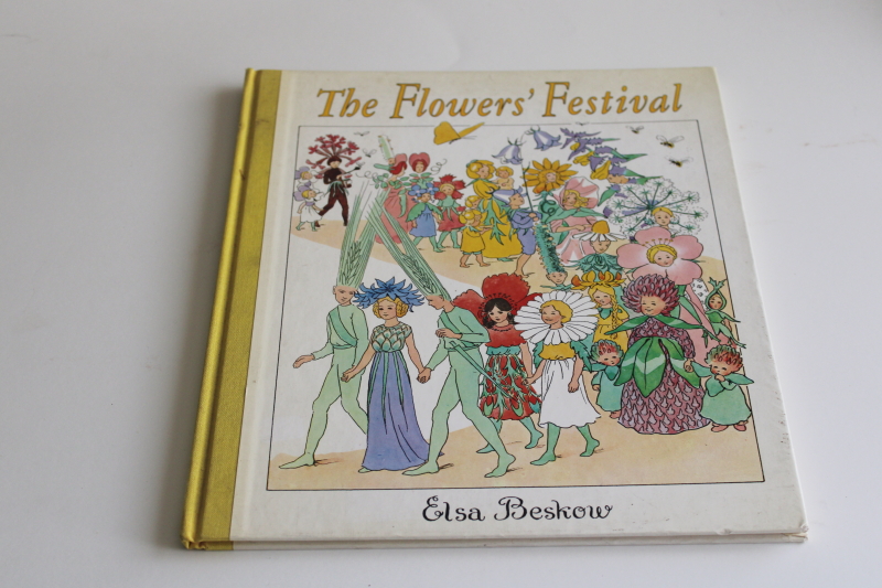 photo of Midsummer story The Flowers Festival, Elsa Beskow book originally published in Sweden 1914  #1