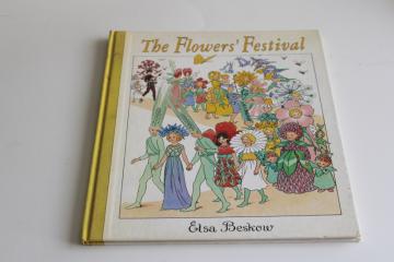 catalog photo of Midsummer story The Flowers Festival, Elsa Beskow book originally published in Sweden 1914 