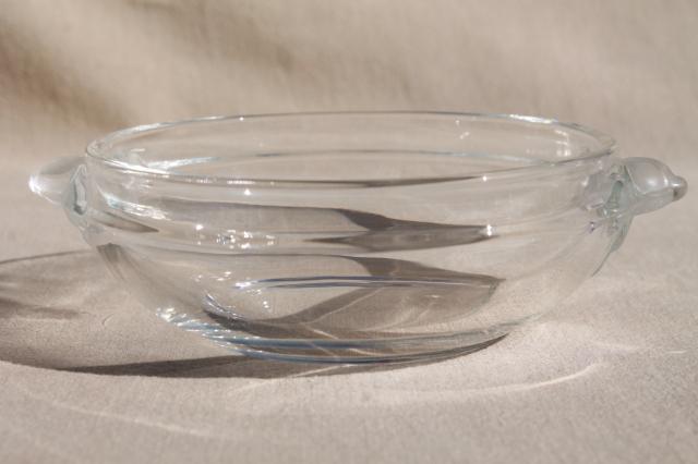 photo of Mikasa Satin Rose clear / frosted glass fruit dishes or salad bowls set of 8 #3