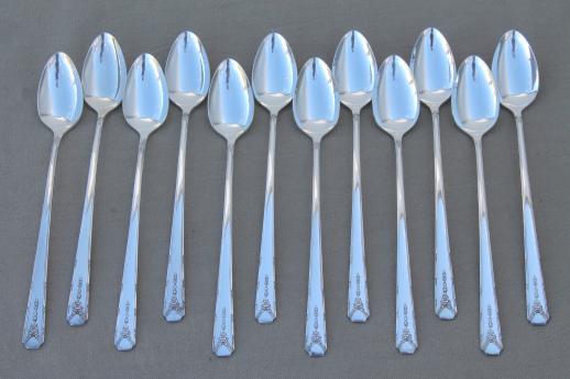 photo of Milady Community plate vintage Oneida silver plated flatware, 50+ pcs in chest #3