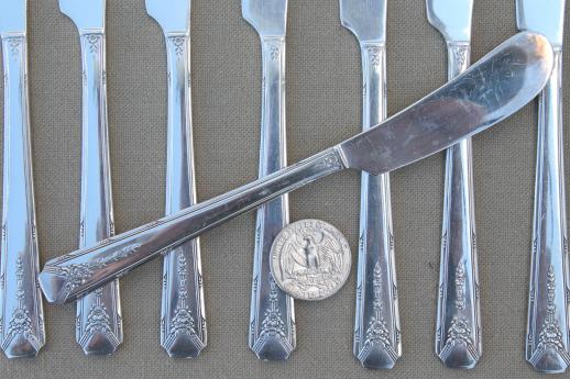 photo of Milady Community plate vintage Oneida silver plated flatware, 50+ pcs in chest #16