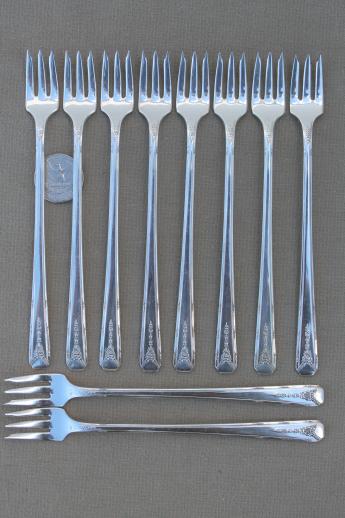 photo of Milady Community plate vintage Oneida silver plated flatware, 50+ pcs in chest #17