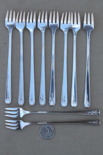 photo of Milady Community plate vintage Oneida silver plated flatware, 50+ pcs in chest #18