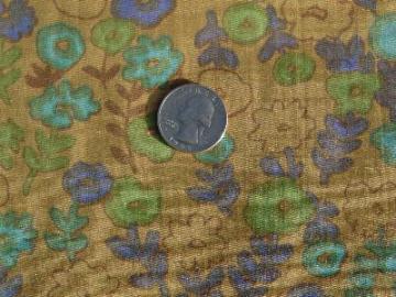 catalog photo of Mod flowers print 60's fabric