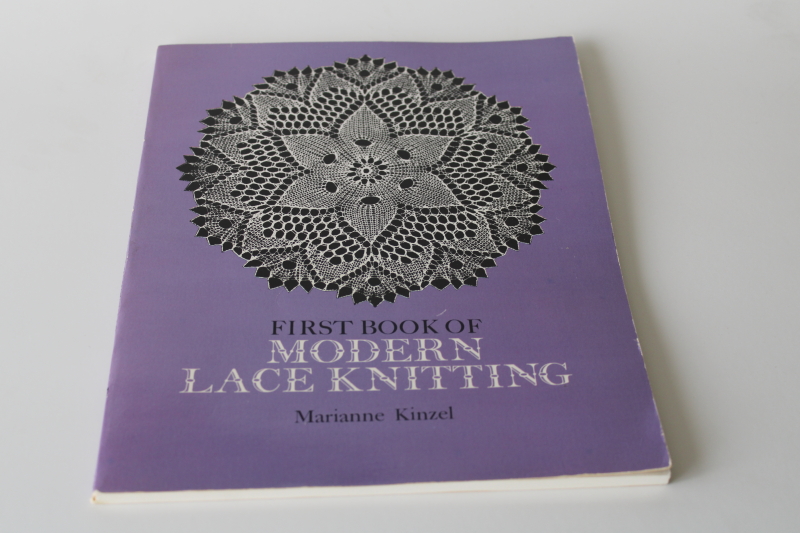 photo of Modern Lace Knitting, vintage Dover book patterns for knitted doilies etc traditional designs  #1