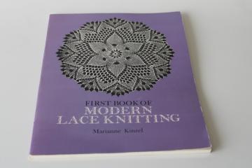 Modern Lace Knitting, vintage Dover book patterns for knitted doilies etc traditional designs 