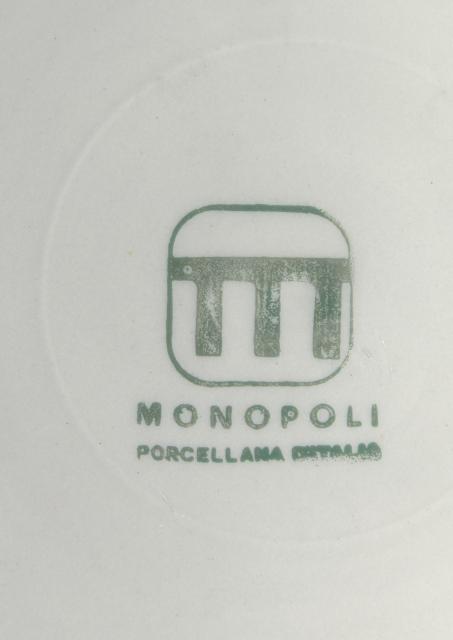 photo of Monopoli - Italy dinner plates w/ fish designs, vintage Italian porcelain #2