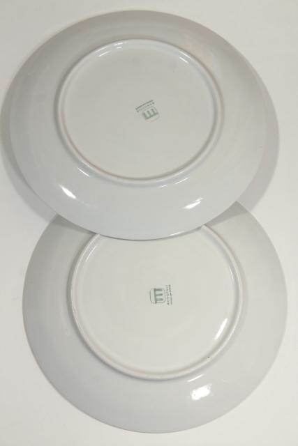 photo of Monopoli - Italy dinner plates w/ fish designs, vintage Italian porcelain #10