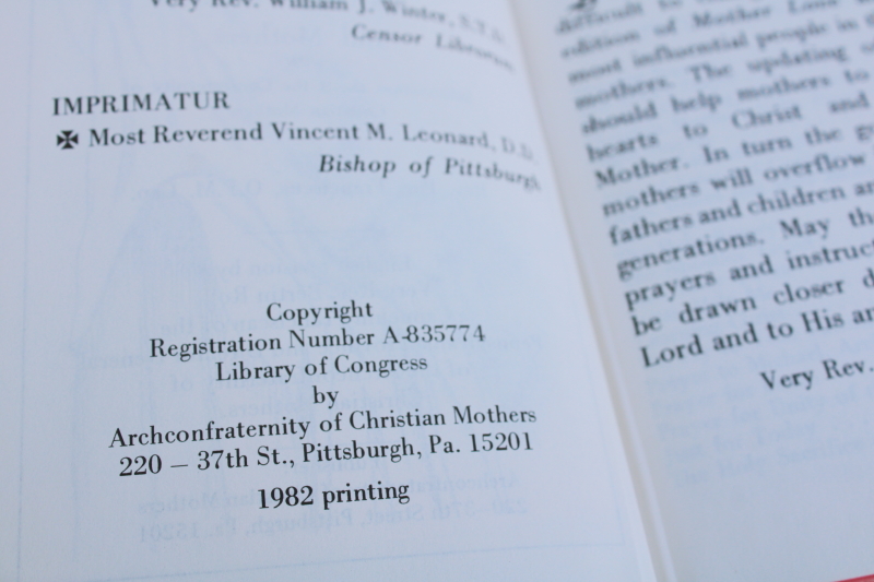 photo of Mother Love, Prayer Book for Christian Wives & Mothers, tiny vintage religious book  #3