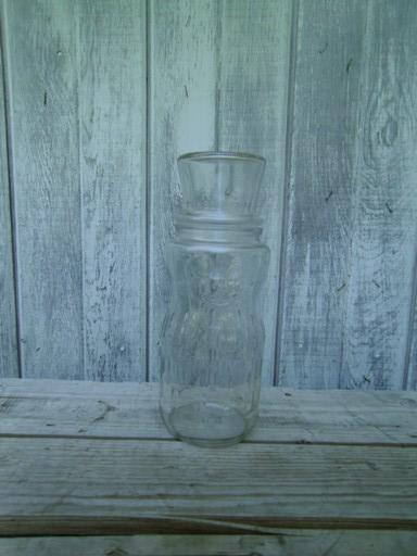 photo of Mr Peanut glass canister jar, Planters peanuts 75th birthday #1