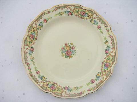 photo of Mt. Clemens pottery Mount Clemens Mildred, 10 china salad plates #2