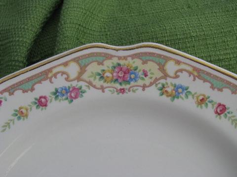 photo of Mt. Clemens pottery Mount Clemens Mildred, 10 inch china dinner plates #3