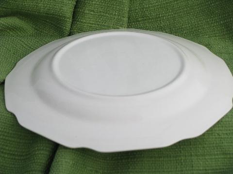 photo of Mt. Clemens pottery Mount Clemens Mildred, 10 inch china dinner plates #4