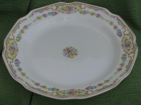 photo of Mt. Clemens pottery Mount Clemens Mildred, 10 inch china dinner plates #2