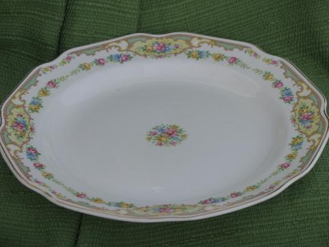 photo of Mt. Clemens pottery Mount Clemens Mildred, 10 inch china dinner plates #2