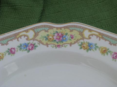 photo of Mt. Clemens pottery Mount Clemens Mildred, 10 inch china dinner plates #3