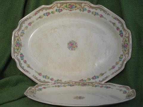 photo of Mt. Clemens pottery Mount Clemens Mildred, 10 inch china dinner plates #4