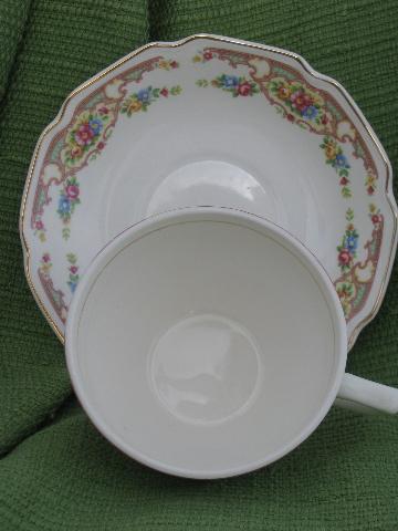 photo of Mt. Clemens pottery Mount Clemens Mildred, 4 cup and saucer sets #3