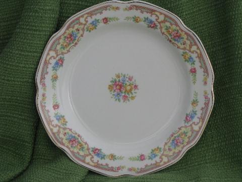 photo of Mt. Clemens pottery Mount Clemens Mildred, lot 4 china salad plates #2