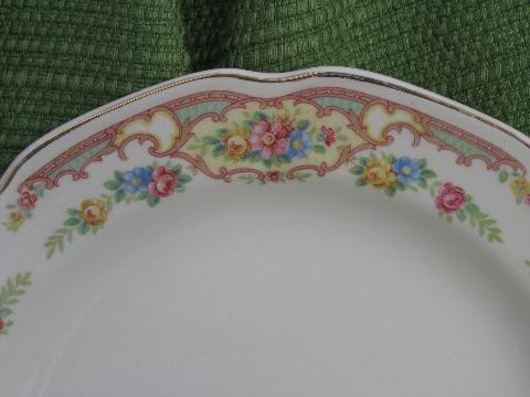 photo of Mt. Clemens pottery Mount Clemens Mildred, lot 4 china salad plates #5