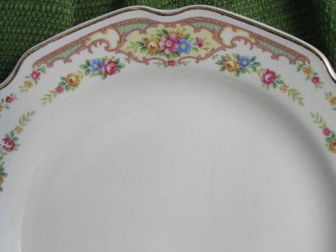 photo of Mt. Clemens pottery Mount Clemens Mildred, lot of 6 china plates #3