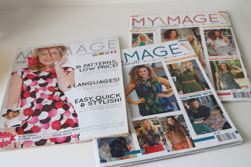 photo of My Image Euro fashion sewing magazines lot, Burda style multi size pattern pullouts  #1