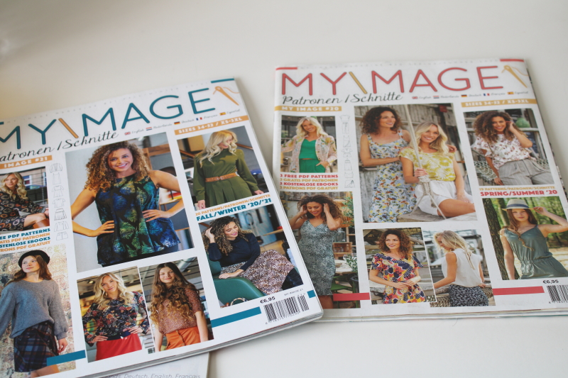photo of My Image Euro fashion sewing magazines lot, Burda style multi size pattern pullouts #3