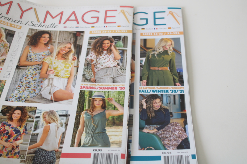 photo of My Image Euro fashion sewing magazines lot, Burda style multi size pattern pullouts #5