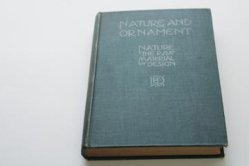 catalog photo of Nature and Ornament Lewis Day art nouveau design from natural elements, volume I dated 1908