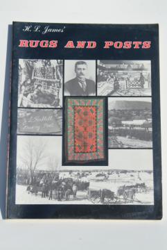 catalog photo of Navajo weaving Indian trading post history, Rugs & Posts H L James