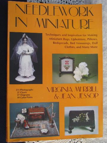 photo of Needlework in Miniature, dollhouse scale miniatures to sew and stitch #1