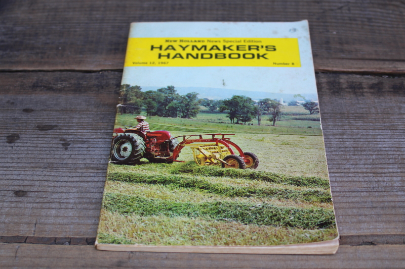 photo of New Holland farm equipment agricultural guide & catalog Haymaker handbook 1960s vintage  #1